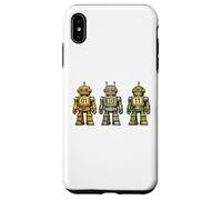 Binary Code Robot Retro 01 10 11 Programming Humor Vintage Case for iPhone XS Max