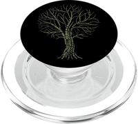 Binary Code Tree Zero One Computer Freak Programmer PopSockets PopGrip for MagSafe