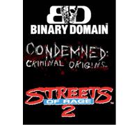 Binary Domain + Condemned: Criminal Origins + Streets of Rage 2 Steam Key GLOBAL