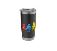 Binary Robots Funny Coding Computer Science Developer Stainless Steel Insulated Tumbler