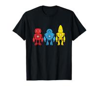Binary Robots Funny Coding Computer Science Developer T-Shirt