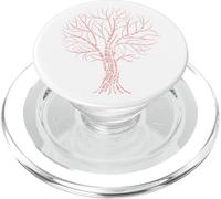 Binary Tree White Nerdy Computer Coding Programmer Code PopSockets PopGrip for MagSafe