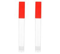 BinaryABC 2 Pack Transparent Thermometer Storage Case - Plastic Tube Holder for Thermometers & Needles, Ideal for Home, Hospital, Clinic - Durable Thermometer Container & Needle Box