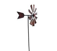 BinaryABC Metal Windmill for Yard Garden - Outdoor Wind Spinner Decor