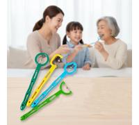 BinaryABC Oral Motor Therapy Tools,4PCS Tongue Thrust Corrector Tongue Exerciser for Kids,Tongue Tip Lateralization Trainer with Oral Fixation Aids