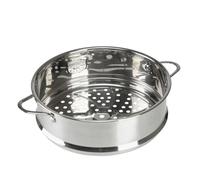 BinaryABC Stainless Steel Dumpling Steamer Basket for Pot,18cm Steamer Insert for Food Veggie Rice Noodle Roll (7.08INCH)
