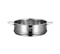 BinaryABC Stainless Steel Dumpling Steamer Basket for Pot,20cm Steamer Insert for Food Veggie Rice Noodle Roll