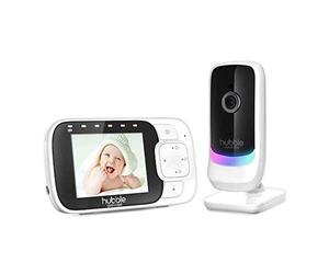 Binatone Hubble Nursery 2.8 inch View Glow Video Baby Monitor, White