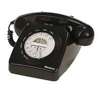 Binatone Retro 1971 Corded Telephone, Redial, Telephone Line Powered, Black