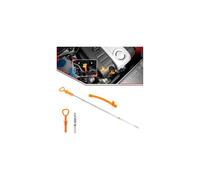BINB ROAD Engine Oil Fluid Dipstick and Oil Dipstick Funnel Tube Compatible with VW Jetta Golf Beetle (Replaces 06A103663C + 06B-115-611R)