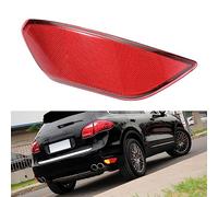 BINB ROAD Right Rear Bumper Reflector Driver Side Red Trim 95863110600 Compatible with Porsche Cayenne 2011 2012 2013 2014
