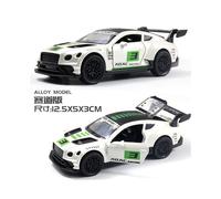 (Binbai Green) 1:36 Diecast Alloy Car Model Children's Toy Car Open the door Decoration Cool Racing Car Boy toys Gift