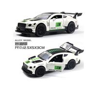 (Binbai Green) 1:36 Diecast Alloy Car Model Children's Toy Car Open the door Decoration Cool Racing Car Boy toys Gift