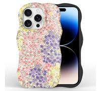 BinBoom for iPhone 16 Pro Max Case | Bold Pattern Protective Phone Cover | Slim/Lightweight for Women Men - Drowning in Blossoms | Petal Rain Veil, Cute, Trendy, Aesthetic