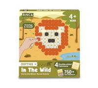 Binca Dotties Dot Art Activity Kit, 750+ Stickers, Wild Animals Mess-Free Activities, DIY Dot Sticker Art for Toddlers, Kids Travel Activities, Craft Kits & Gifts for Boys & Girls Ages 4,5,6,7