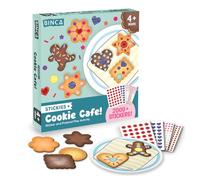 Binca Dotties Dot Art Activity Kit - Cookie Cafe, 2000+ Stickers, Mess-Free Pretend Play, DIY Dot Sticker Art for Toddlers, Kids Travel Activities, Craft Kits & Gifts for Boys & Girls Ages 4,5,6,7