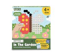 Binca Dotties Garden Animals Dot Art Activity Kit | 1500+ Stickers | Mess-Free Mosaic Craft Kit for Kids Ages 4-7 | Garden Animal Gifts for Boys & Girls | Travel Activity