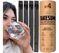 Binchotan Bio x4 - Bamboo Takesumi Activated Carbon for Water Treatment - Eco-friendly and Sustainable Filtration - Takesumi Stick 4 Pack