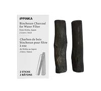 Binchotan Charcoal from Kishu, Japan - Water Purifying Sticks for Great-Tasting Water, 2 Sticks, Each Stick Filters up to 2 Liters of Water