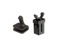 BinClips™ Repair clip/striker pin Set with Clasp for Brabantia Square bin lid (25L Set with Clasp)