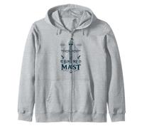 Bind Me to the Mast Odysseus Siren Greek Mythology Zip Hoodie