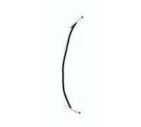 Bind2Go Elastic Treasury Tags 100mm Black - Pack of 50 - Metal Ended Document Fasteners