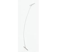 Bind2Go Elastic Treasury Tags 150mm White - Pack of 100 - Metal Ended Document Fasteners