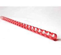 bind2go Red Plastic Binding Comb 21 Rings A4 (8mm)
