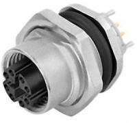 BINDER 09-3782-91-08 Sensor Connector, X-Coded Panel, 8 Pole M12 Sensors & Actuators