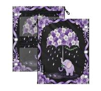binder 3 Ringing 2 pack I Will Remember You Purple Flower 11''x8.9''