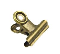 Binder Clips 30pcs/lot Vintage Metal Paper Clips Binder Photo Message Ticket Stationery Notes Letter(38mm)