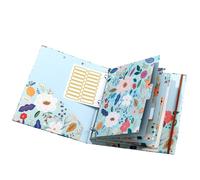 Binder Dividers with Tabs | Portable 3Ring View Binder Non-Stick File Folders,School Supplies Refillable Office Supplies with Divider for School