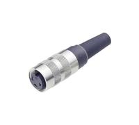 Binder Female Cable Mount Miniature 12 Pin with 4-6mm Outlet