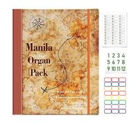 Binder for Important Documents, Personal Documents - Important Document Folder | Anti-lost Accordion Storage Binder for Keepsake Certificates Birth Certificates