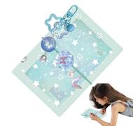 Binder Journal | 5 Rings Clear PVC Cover Loose-Leaf Refillable | Hand Ledger Notebook | for Home Travel Office Daily Records Planners Travellers Scrapbooking
