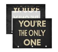 Binder Pencil Pouches with Smooth Zippers 3 Rings Pocket for A4 Paper Letter 2 Pack Students Classroom Supplies You're The 1