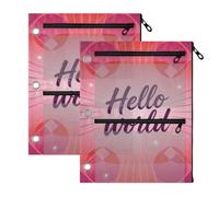 Binder Pouches Binder Pouches 3 Ringing Hello World