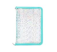 Binder Refillable - Protector Folder | A5 Zipper Card Storage Binders | Budget Organiiser for School, College & Office for Cards Receipts Tickets Small Accessories