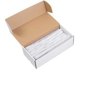 Binder Rings 100pcs Spiral Binding Coil Plastic Single Hole Loose-Leaf Spring Rubber Ring 48 Holes A4 Notebook Snake(White,11.1MM)