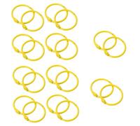 Binder Rings， 20 PCS Diameter 3cm Book Rings Metal DIY Binder Ring for Home School Office Booklets Cards File,red