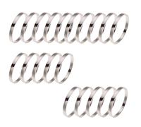 Binder Rings， 20 PCS DIY Metal Book Rings Small Index Card Scrapbook Calendar, Silver for Office School Home(6cm)