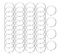 Binder Rings 30mm/1.2 inch, 40 Pack Loose Leaf Binder Rings, Metal Paper Ring, Metal Book Rings for Index Cards, Small Flash Card Rings, Notebook Rings, Keychain Key Rings