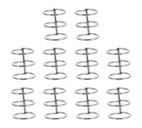 Binder Rings 30pcs Nickel 30mm Metal Binder Rings Loose Leaf Clips for Document Organization Craft Notebooks Index Cards for DIY Travel Diary Photo Album
