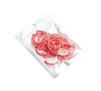 Binder Rings Flexible Loose Leaf Book Rings Colorful Keychain for Indexes Card Scrapbooks Words Cards Book