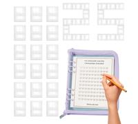 Binderdi 100 Savings Challenges Envelopes - Wrapped Savings Books, Savings Classification, Kit of Money Envelopes | Budget Workbook to Save