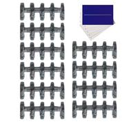 Bindering, Book Binding Ring 5 Rings - Translucent Notebooks, Combs, Split Ring | Stationery Supplies Combs Split, 5-Hole Book Split Binder Rings for Scrapbook Photo Album