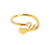 Binders Jewelry Dainty Initial Heart Ring 26 Letter Heart Ring Jewelry Popular Accessories Organizer Piercings Jewelry, one size, Metal, No Gemstone