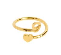 Binders Jewelry Dainty Initial Heart Ring 26 Letter Heart Ring Jewelry Popular Accessories Organizer Piercings Jewelry, one size, Metal, No Gemstone
