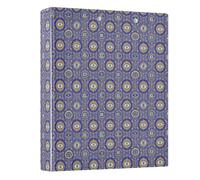 Binders Three Ringing 1.5 in Pack of 1 Purple Gold Evil Eyes