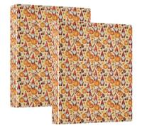 Binders Three Ringing 1.5 in Pack of 2 Cute Fall Gnome Pumpkin